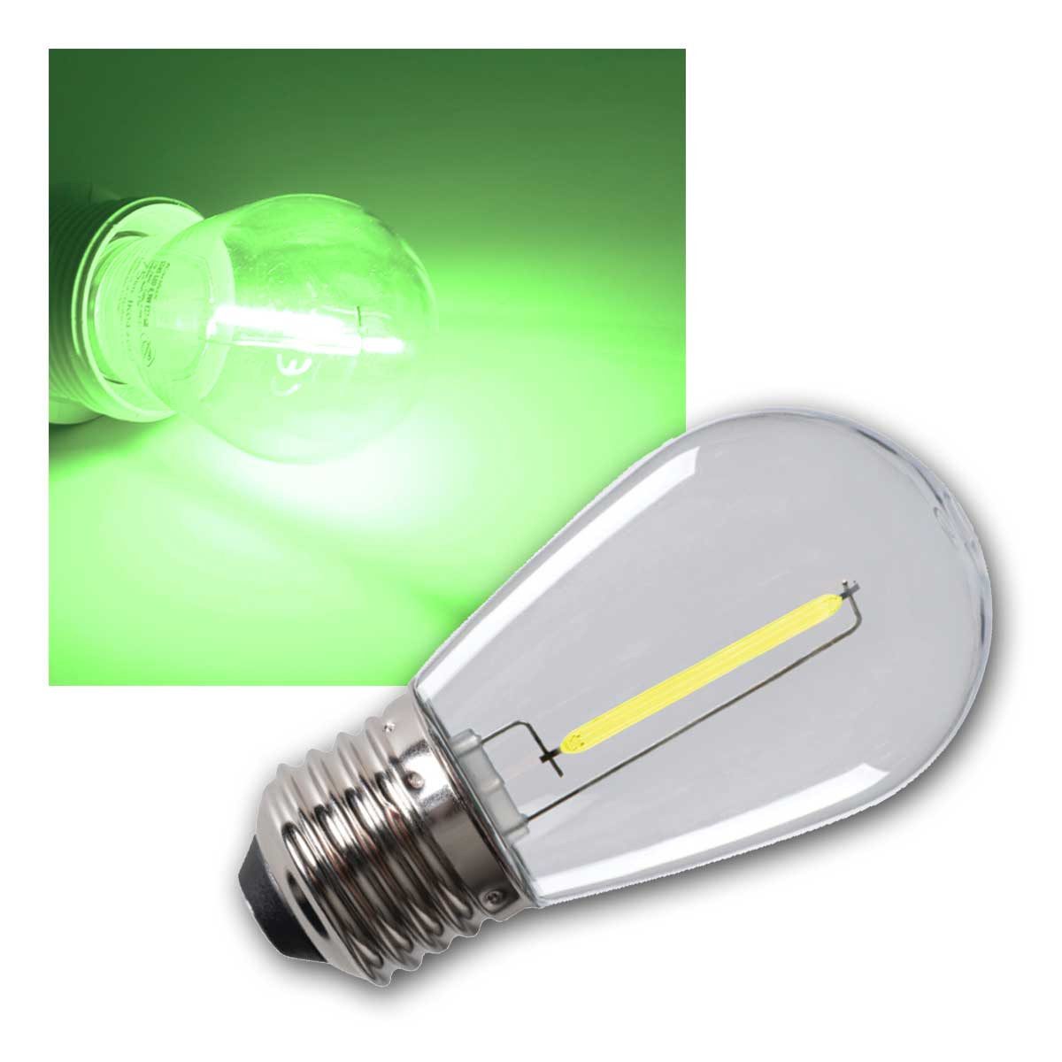 Kanlux Lichterkette E27 Lichterketten-Birne ST45 grün 0,9W 230V 75lm