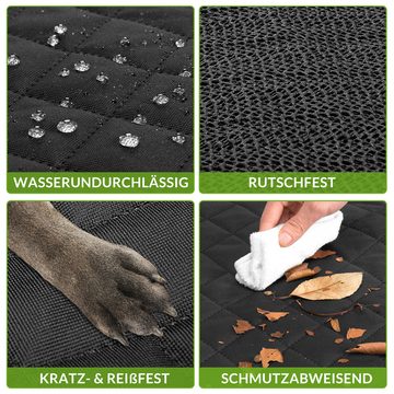 Kingsleeve Tier-Autodecke, Rückbankschutz Hundedecke Universal Schutzdecke für Auto Rücksitz