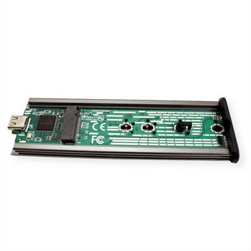 ROLINE PC-Gehäuse Externes SSD-Gehäuse, M.2, NVMe zu USB 3.2 Gen 2x2 Typ C