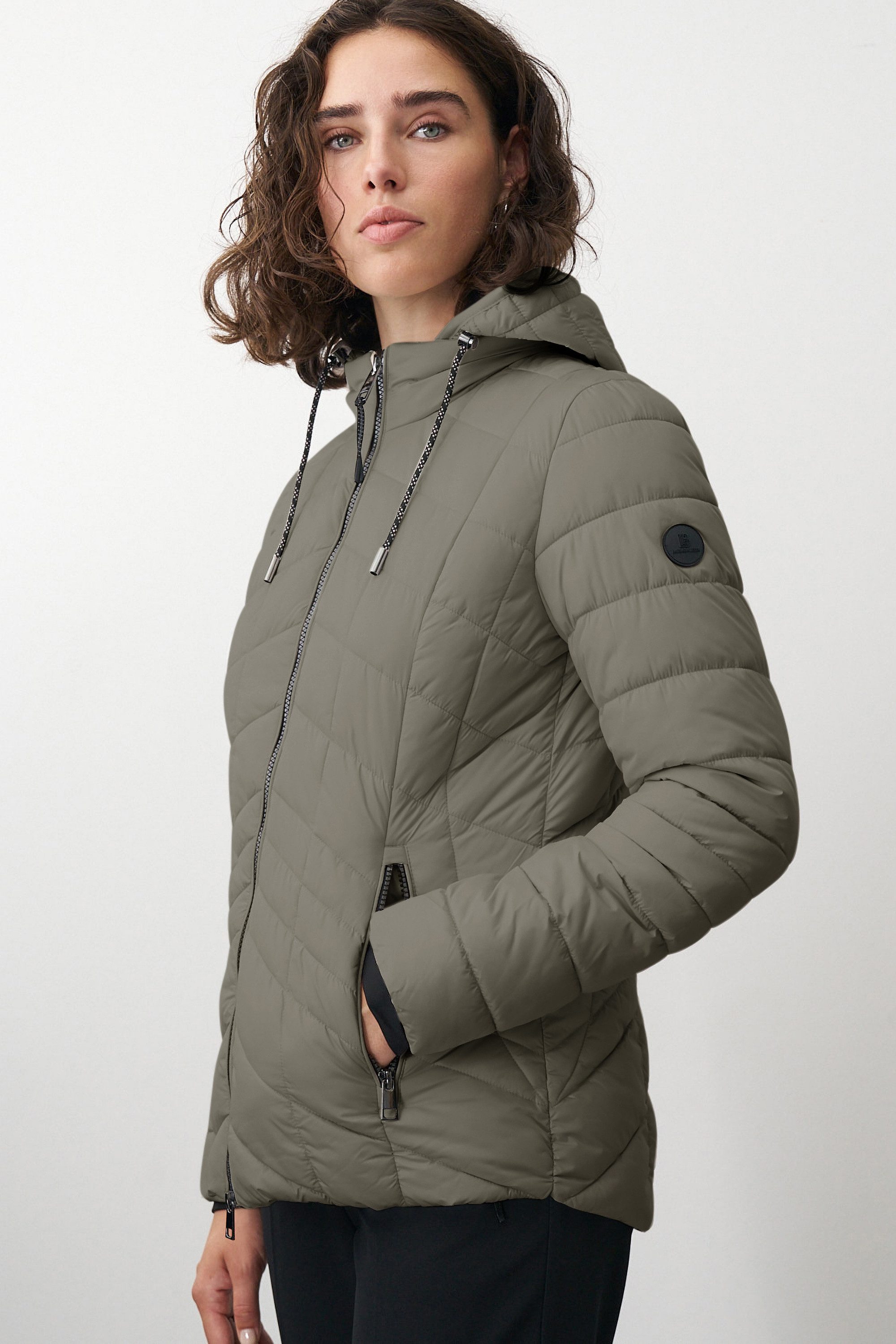 Barbara Lebek Steppjacke Übergangsjacke oder Herbstjacke mit abnehmbarer Ka günstig online kaufen