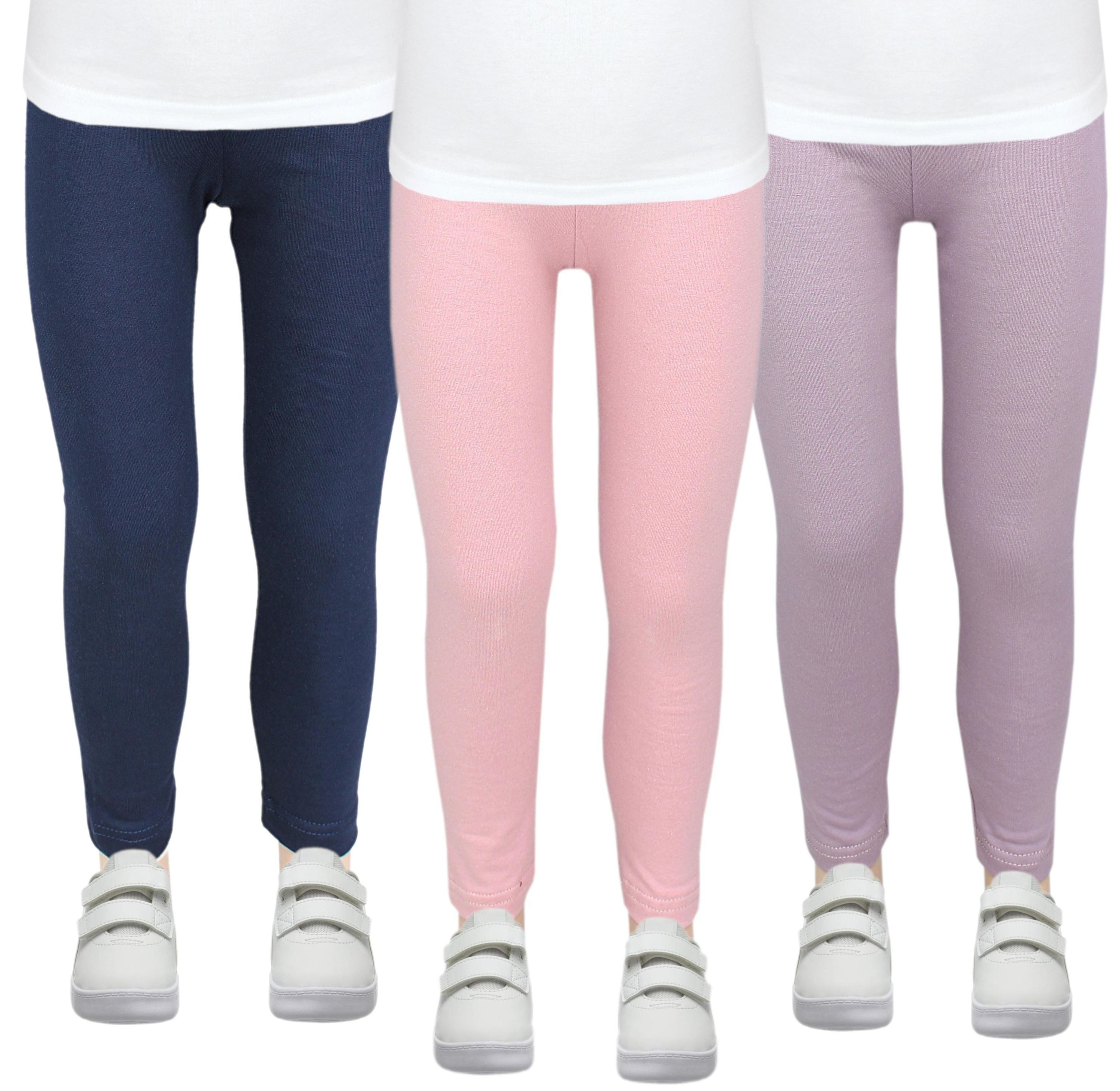 TupTam Thermoleggings Mädchen Leggings Blickdichte Leggins Winterleggings 3er Pack