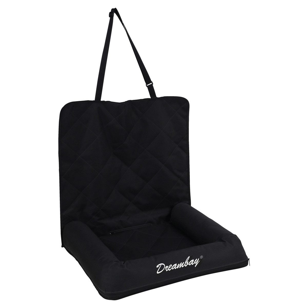 Flamingo Hunde-Autositz Autositz Dreambay schwarz