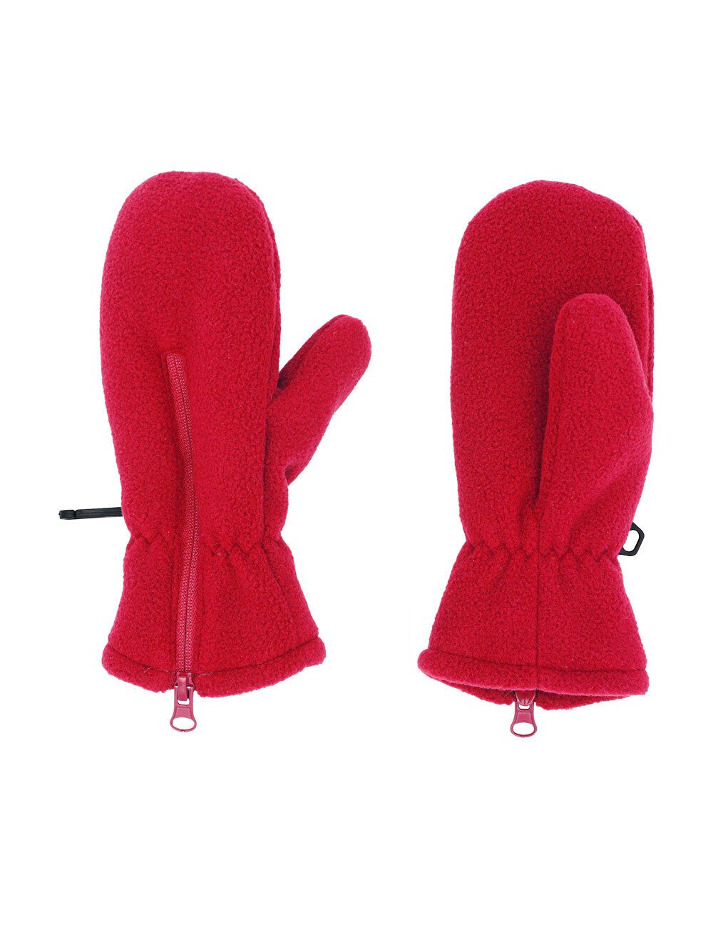 MAXIMO Fäustlinge MINI-Fausthandschuhe, Daumen Fleece, Reißverschluss (2-St)