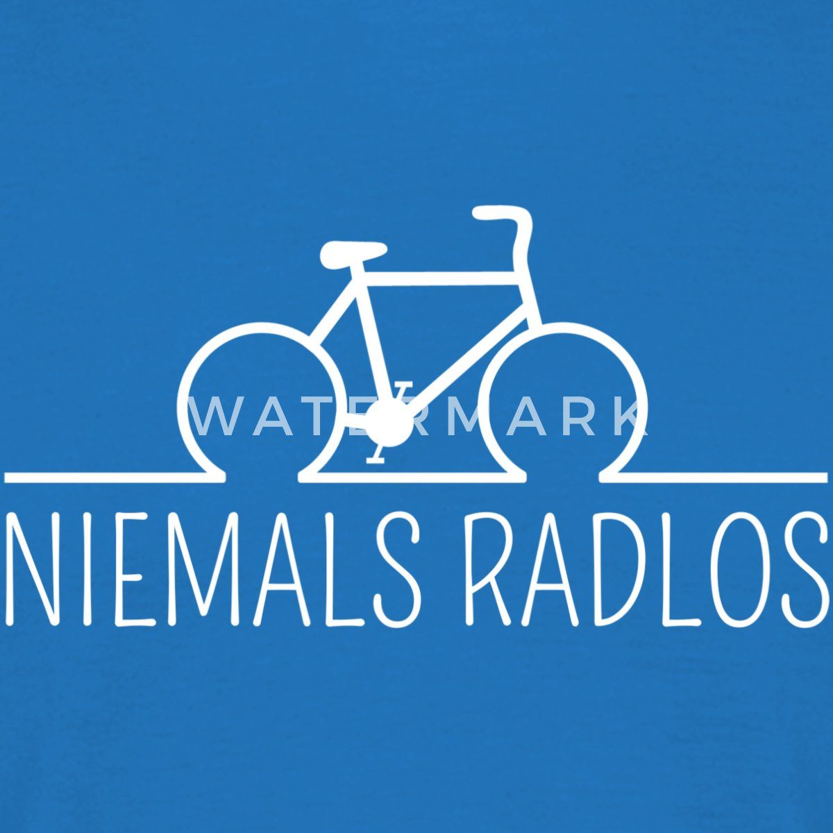 Spreadshirt T-Shirt Niemals Radlos Geschenk Fahrrad Radsport Bike Männer T- günstig online kaufen