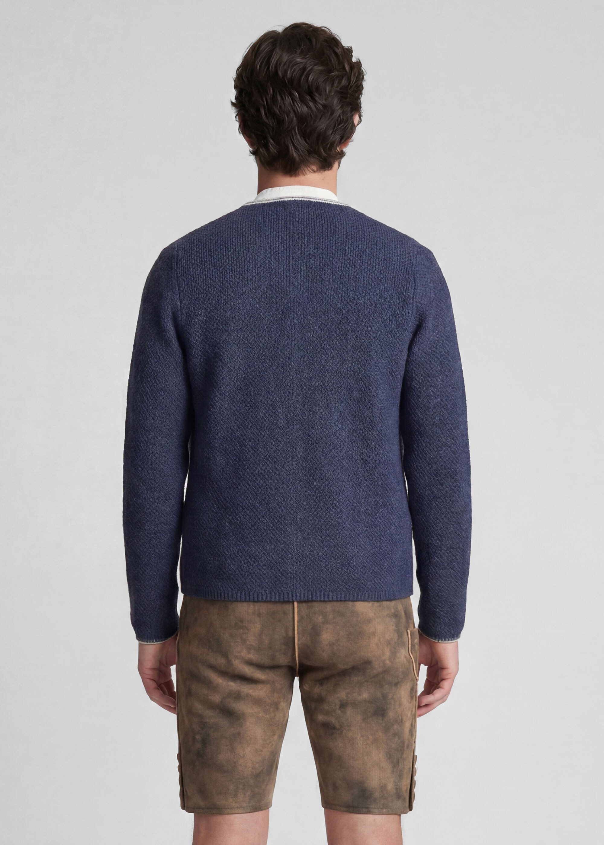 Spieth & Wensky Trachtenstrickjacke Klemens (1-tlg) mit Stehkragen