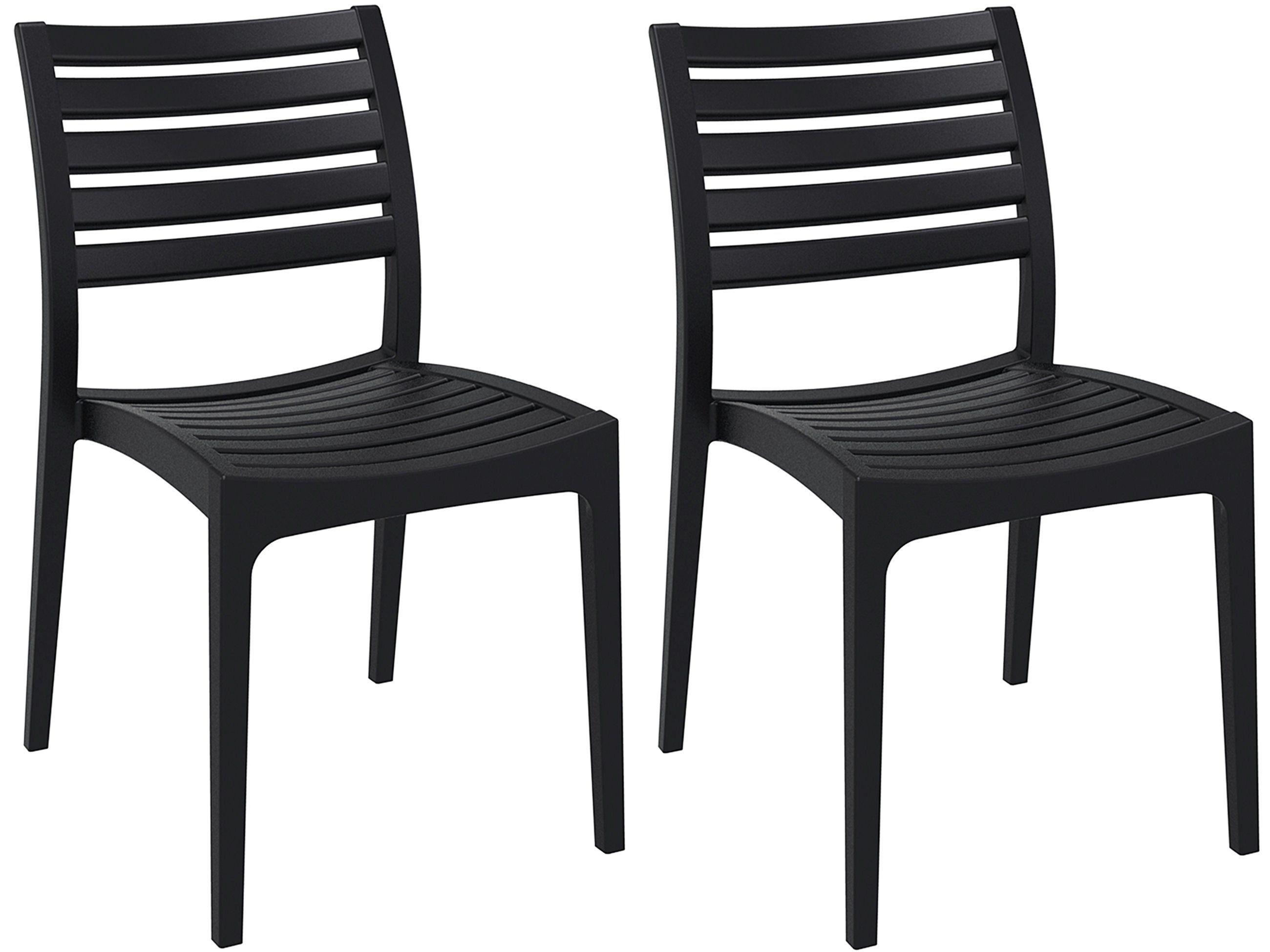 CLP Gartenstuhl Ares (2er Set), Kunststoff, günstig online kaufen