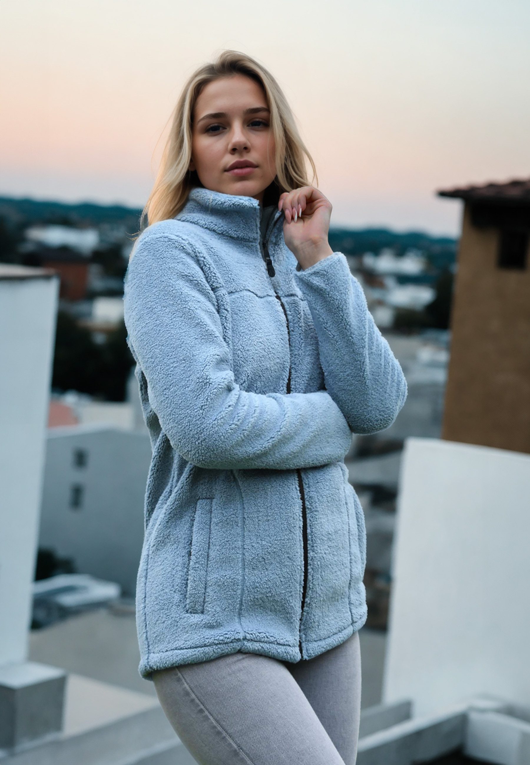Arctic Seven Fleecejacke ASDiania Sherpa Übergangsjacke