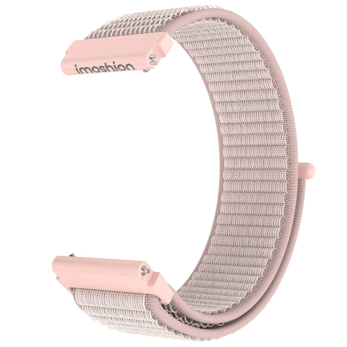 imoshion Smartwatch-Armband imoshion Nylonarmband - Universelle 22 mm Anschluss - Rosa