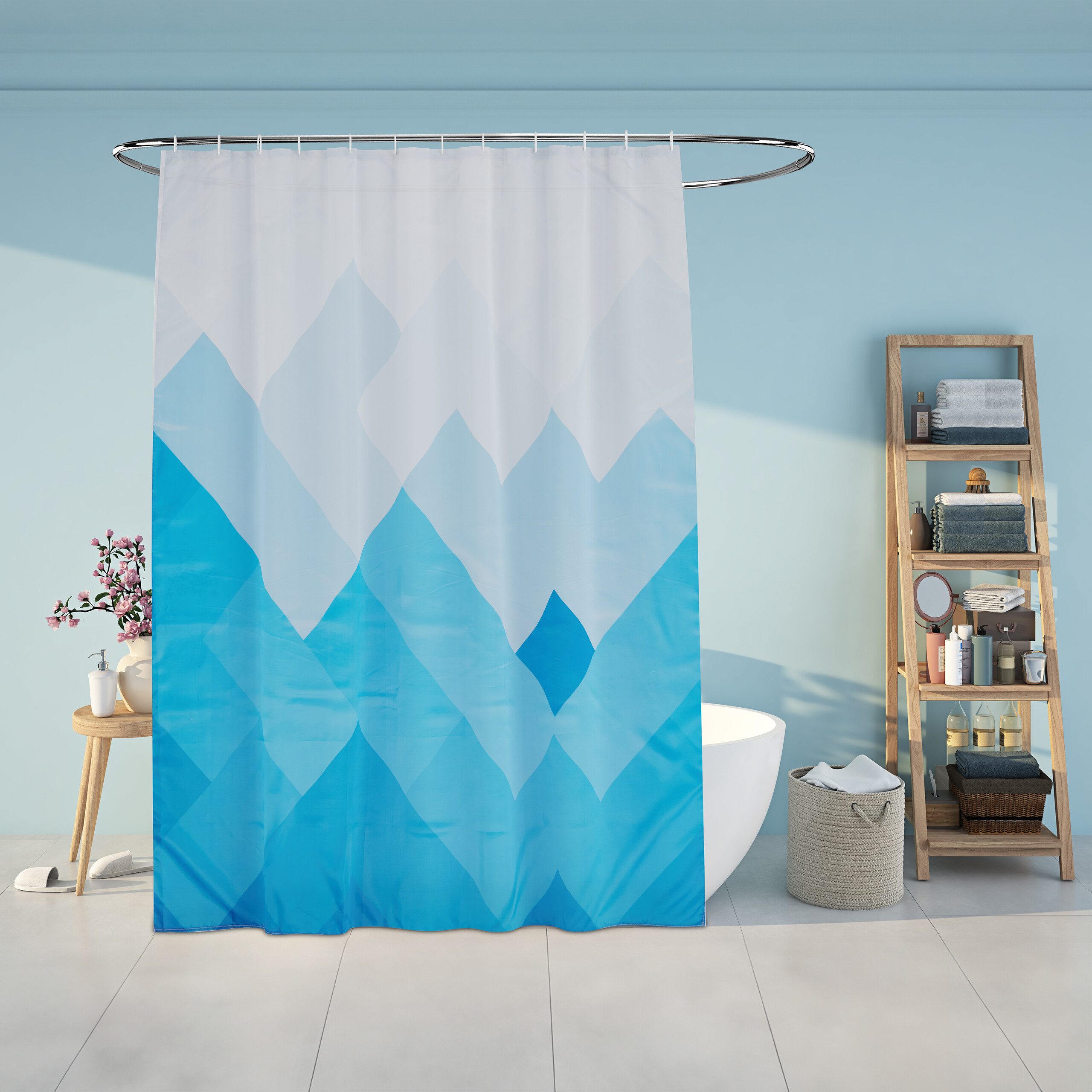 relaxdays Duschvorhang 180x200 cm mit Motiv günstig online kaufen