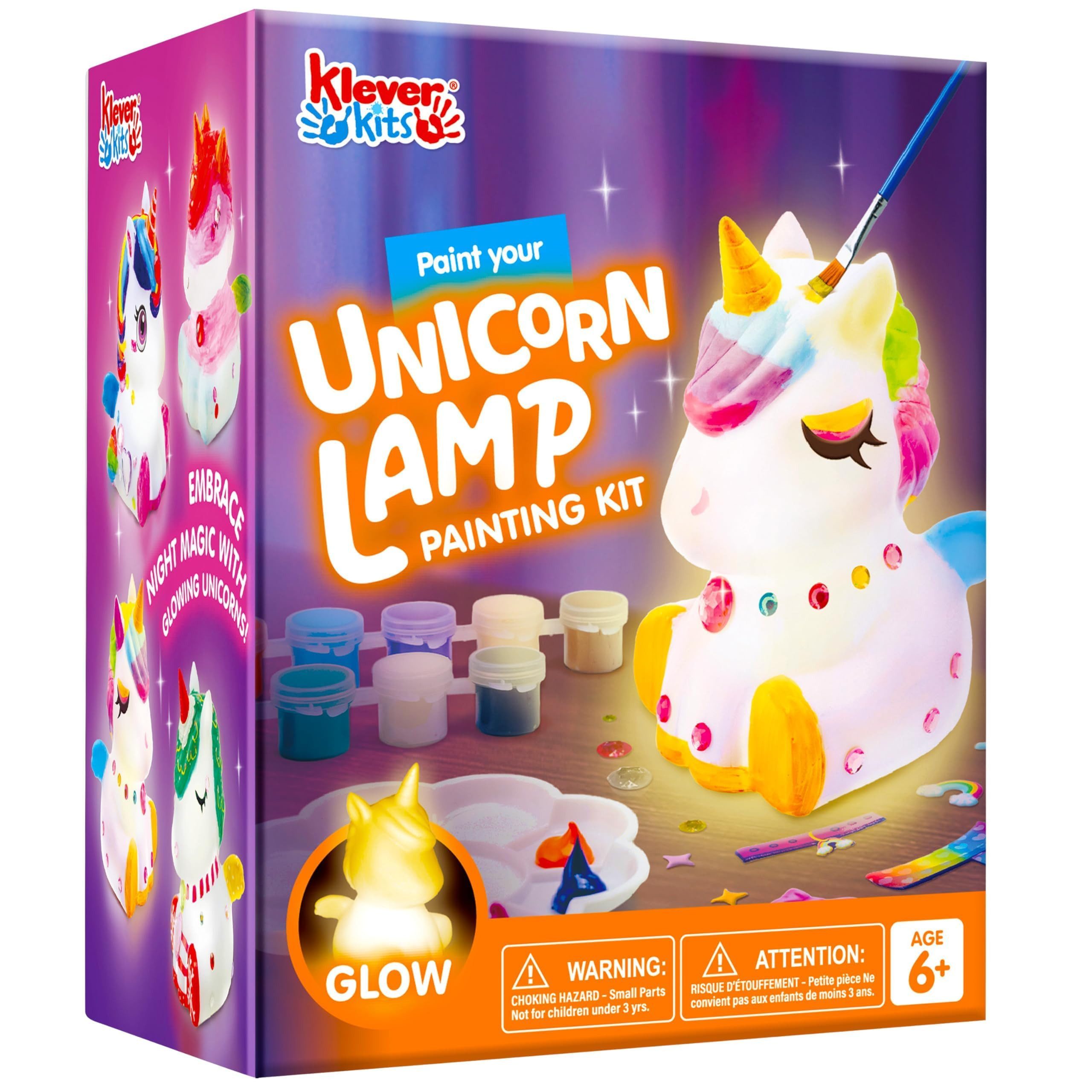 Klever Kits Bastelscheren Klever Kits Einhorn Lampe Bastelset Kinder ab 6+ jahre, (1-tlg)
