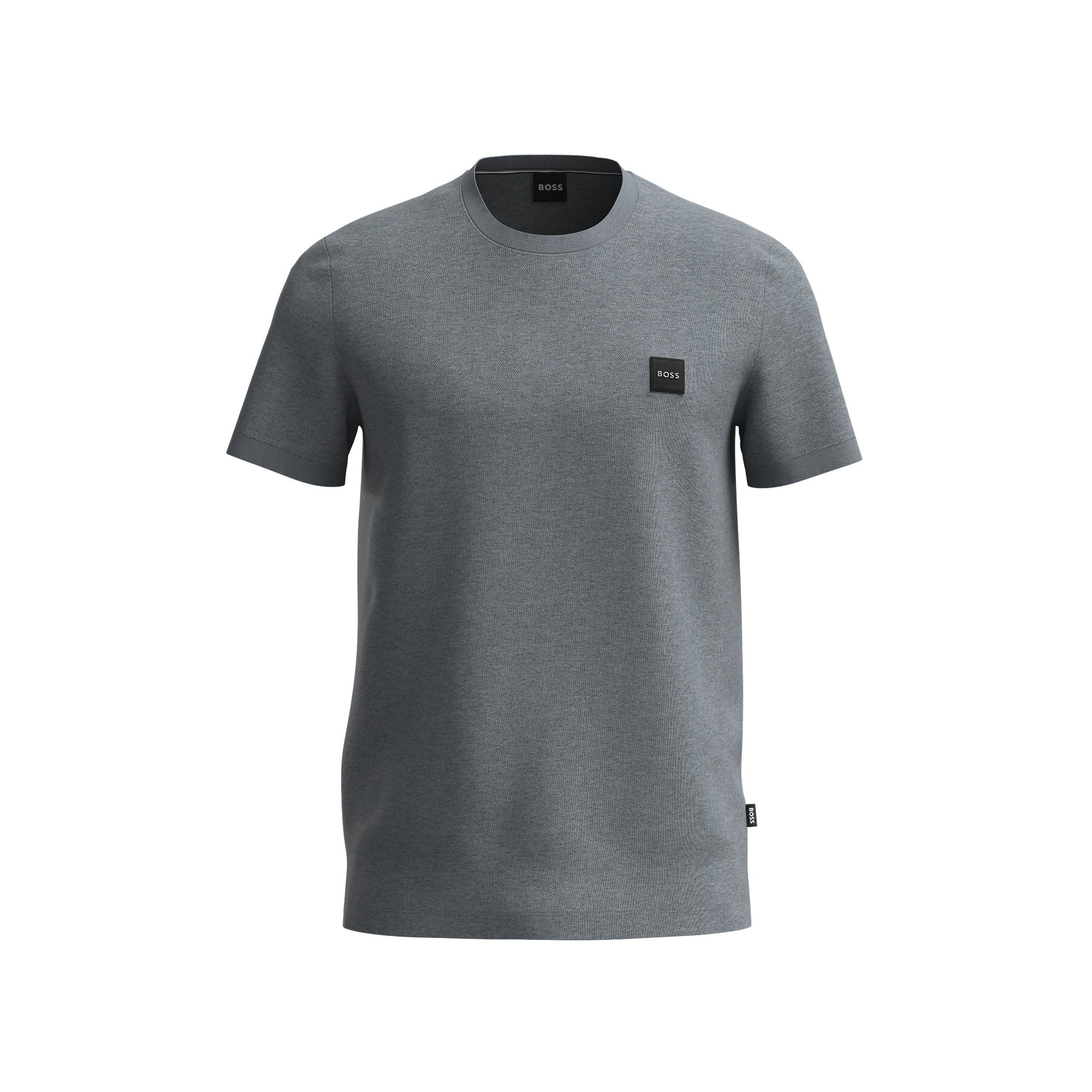 (041) (1-tlg) BOSS Grau T-Shirt Tiburt