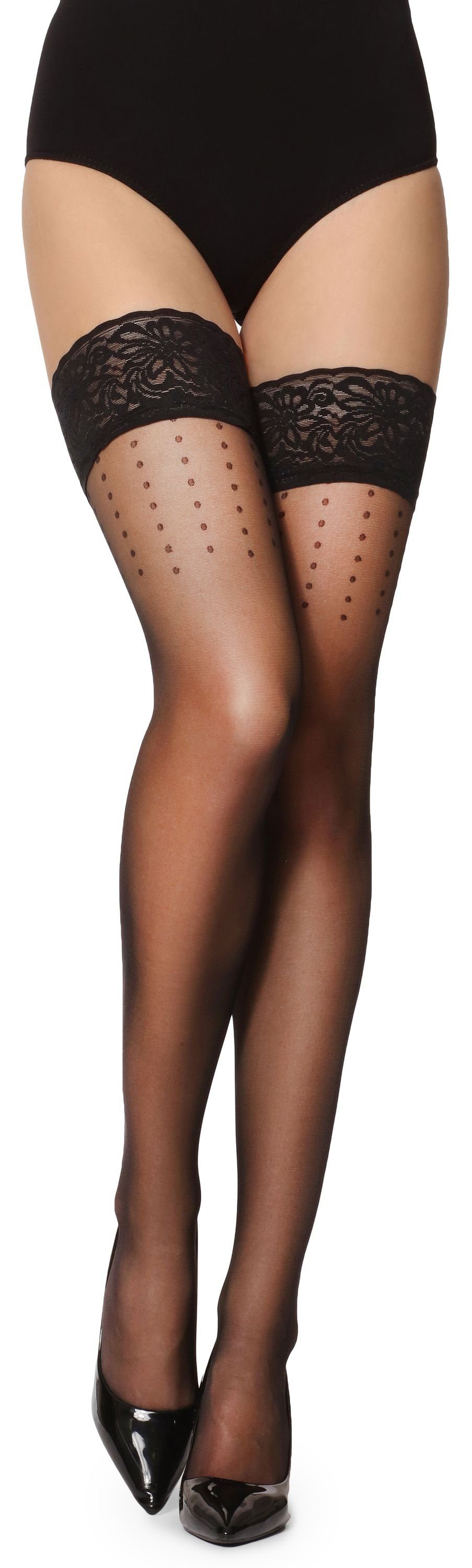 Merry Style Чулки с подвязками Damen 20 DEN GI1109