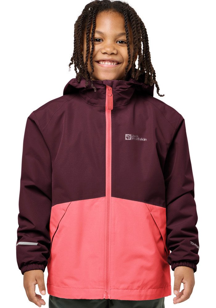 Jack Wolfskin 3-in-1-Funktionsjacke ICELAND 3IN1 JACKET K 3in1, wasserdicht, Übergangsjacke/Winterjacke