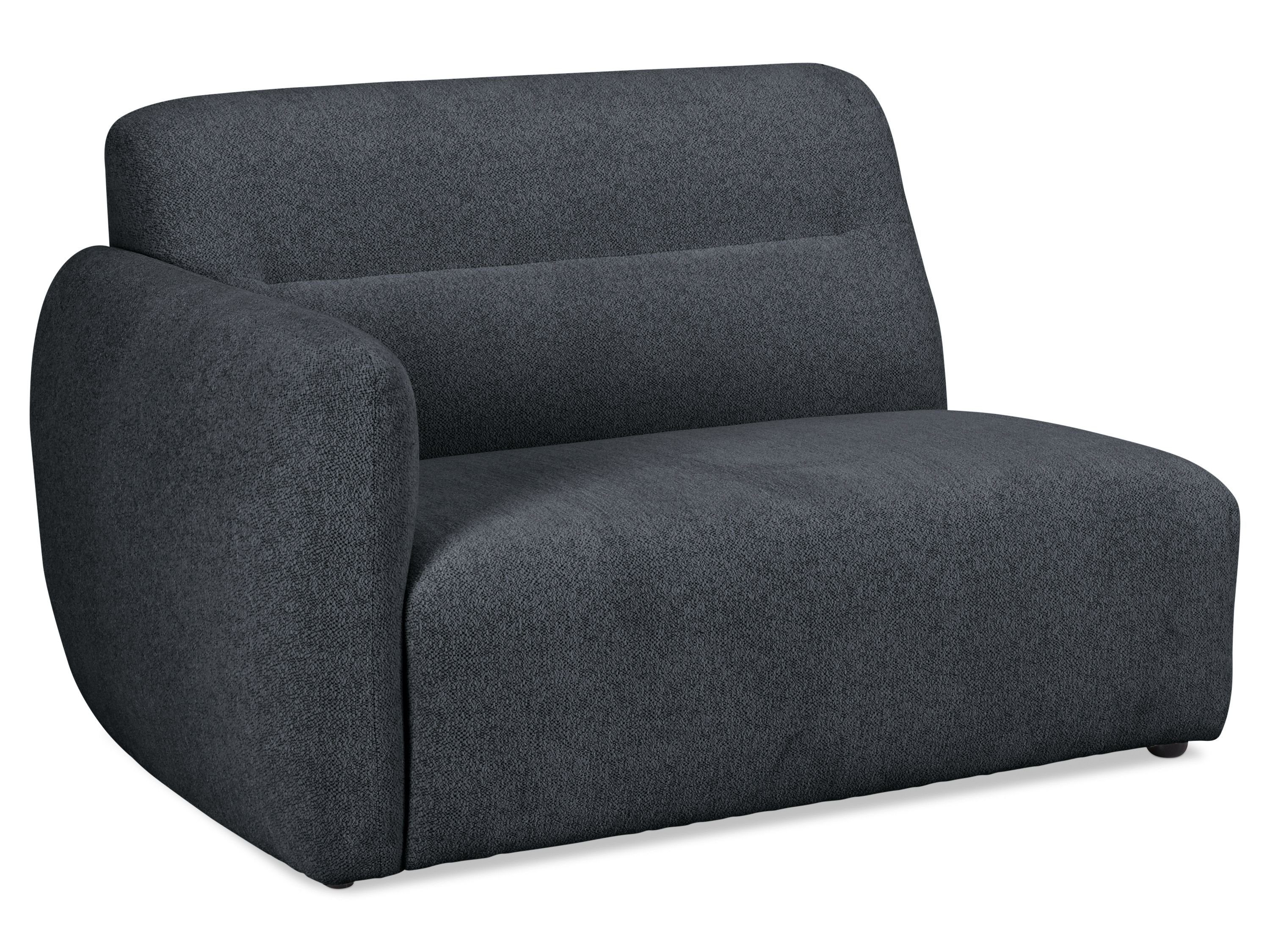 SANSIBAR Living Sofa Sitzelement, Sitzelement SANSIBAR ESBERG (BHT 132x84x100 cm) BHT 132x84x100 cm ANTHRA