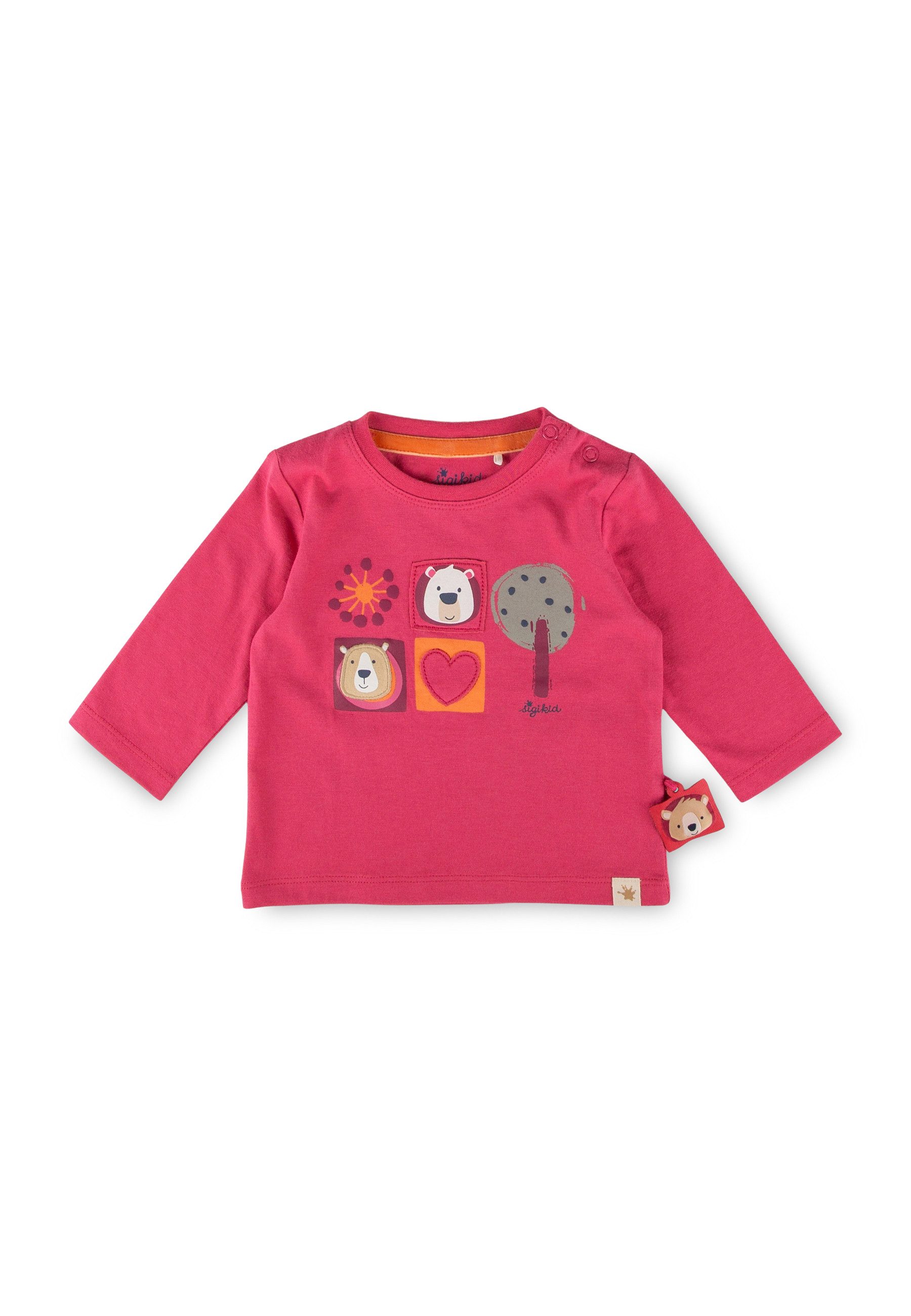 Sigikid Langarmshirt Langarmshirt Fancy Forest für Babys Mädchen (1-tlg)