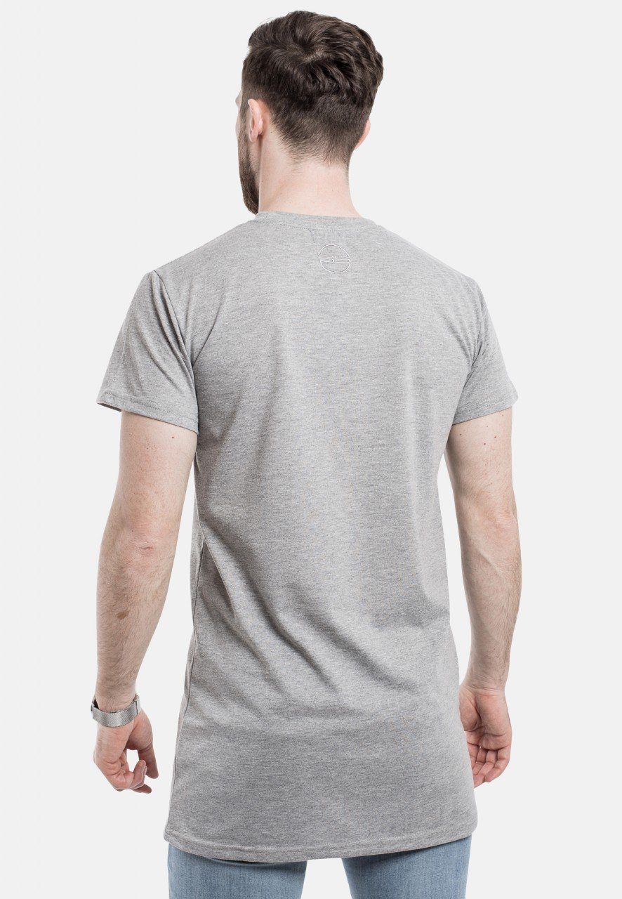 Blackskies T-Shirt Longshirt T-Shirt Small Under Grau