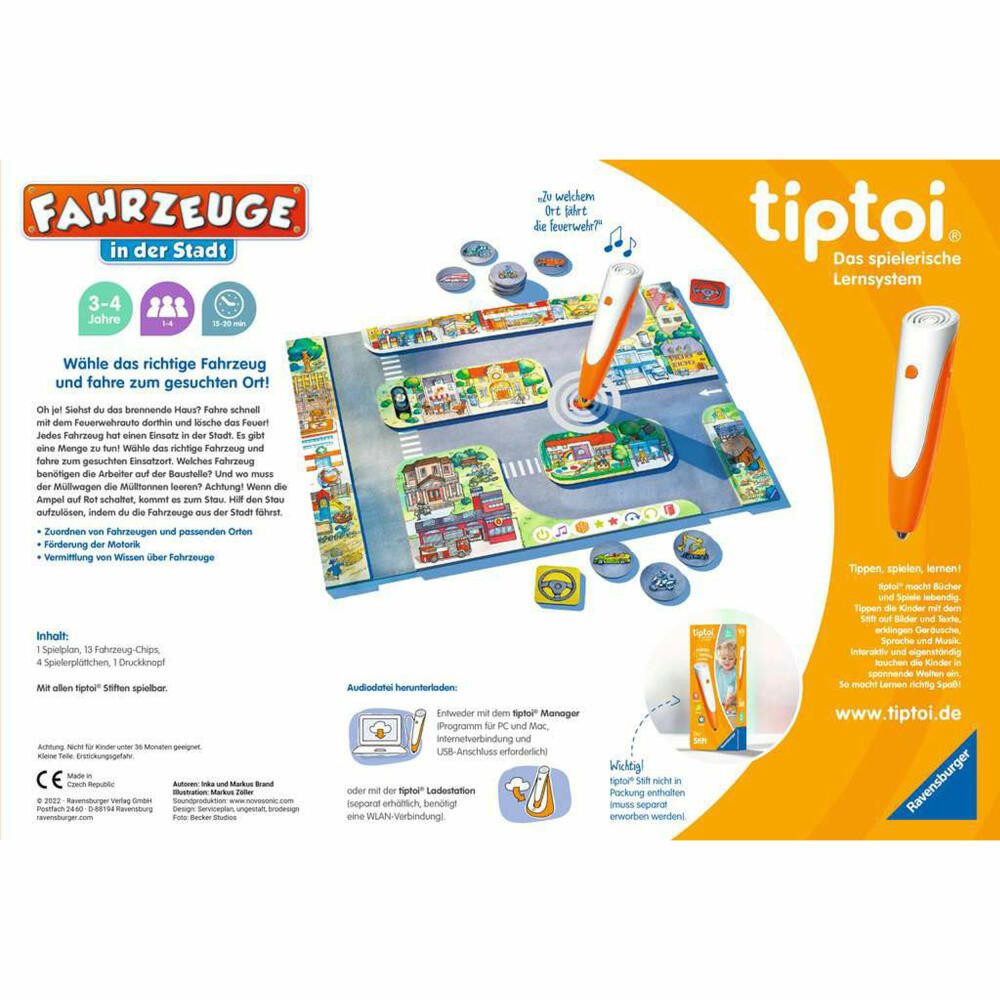 Ravensburger Spiel tiptoi Fahrzeuge in der Stadt