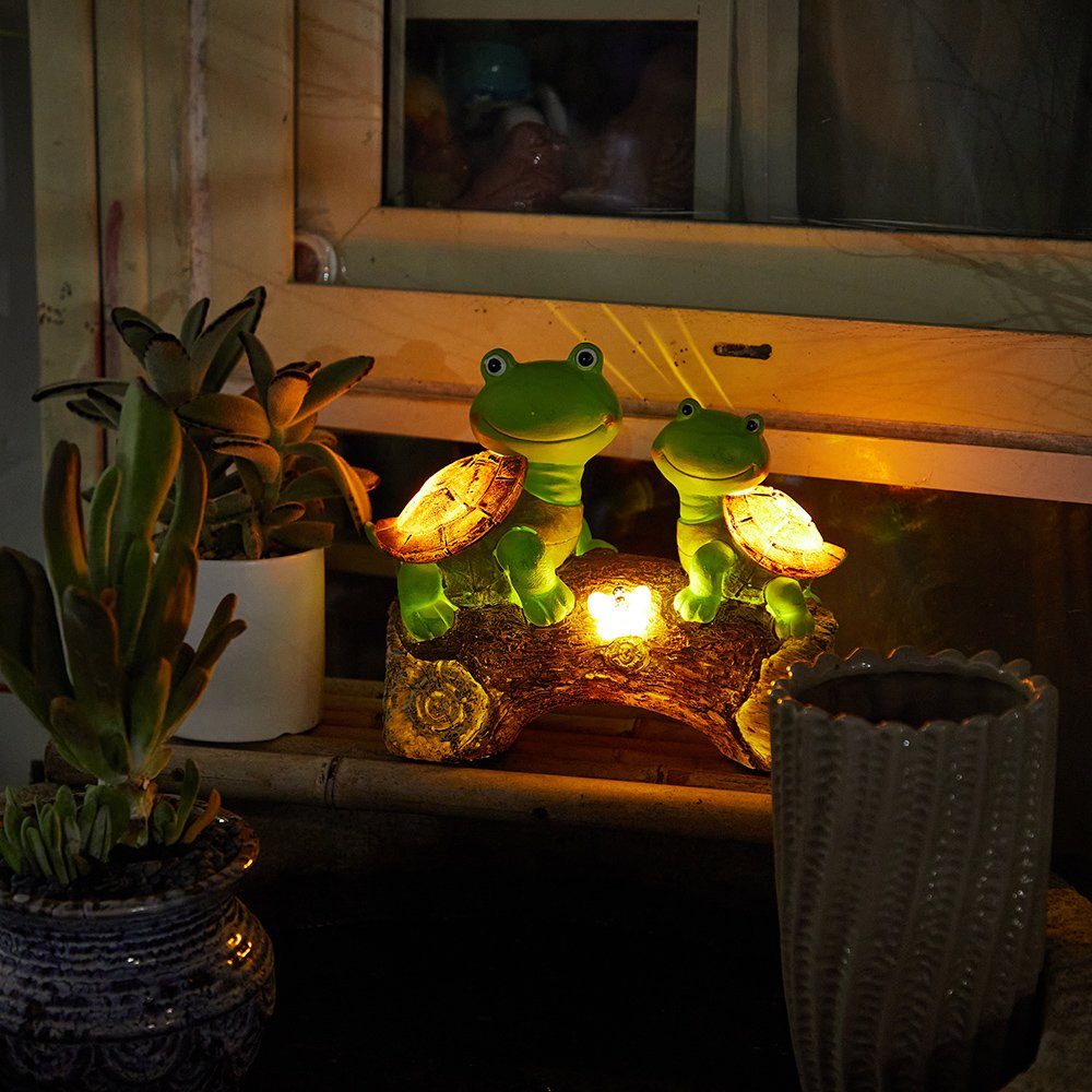 Sunicol Tierfigur Solar Schildkröte Garten Statue Ornamente, mit hellen Sol günstig online kaufen