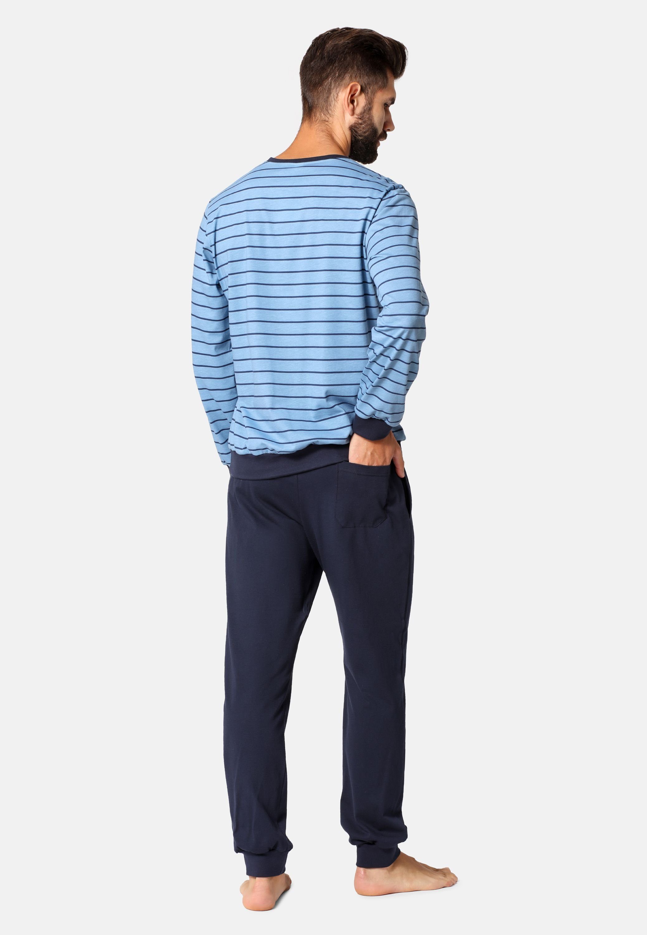 Ladeheid Schlafanzug Herren Schlafanzug aus Baumwolle LA40-220 günstig online kaufen