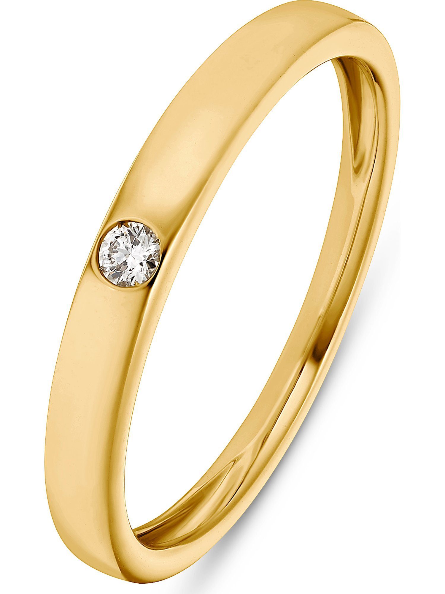 CHRIST Diamantring CHRIST Damen-Damenring 1 Diamant