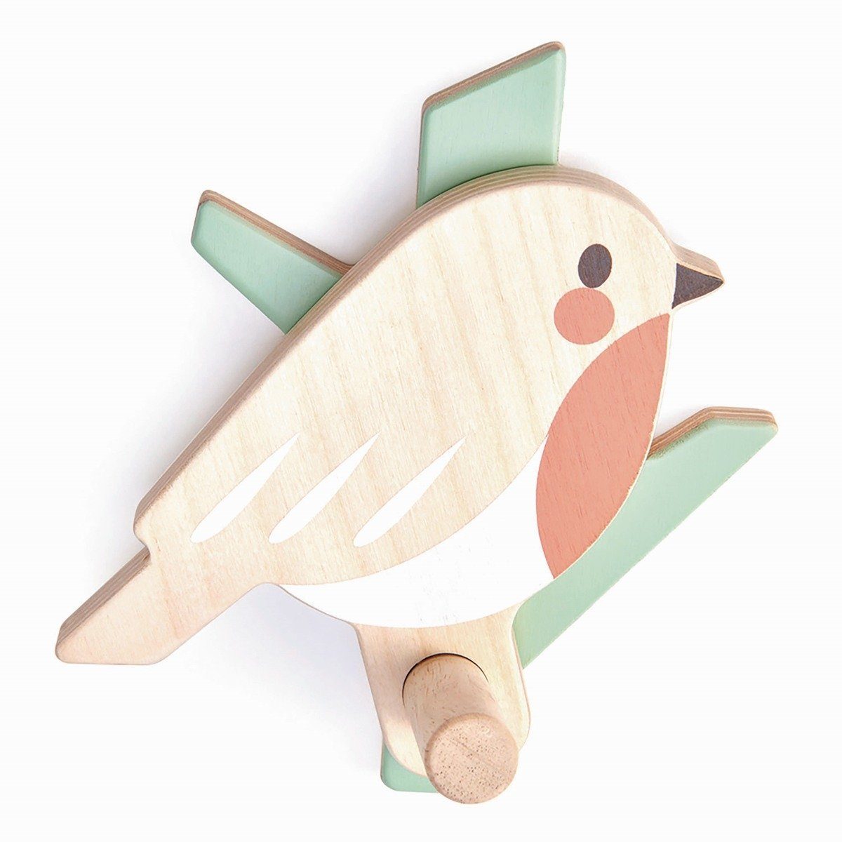 Garderobenhaken Garderobenhaken Vogel Kleiderhaken Kinderzimmer Deko Holz
