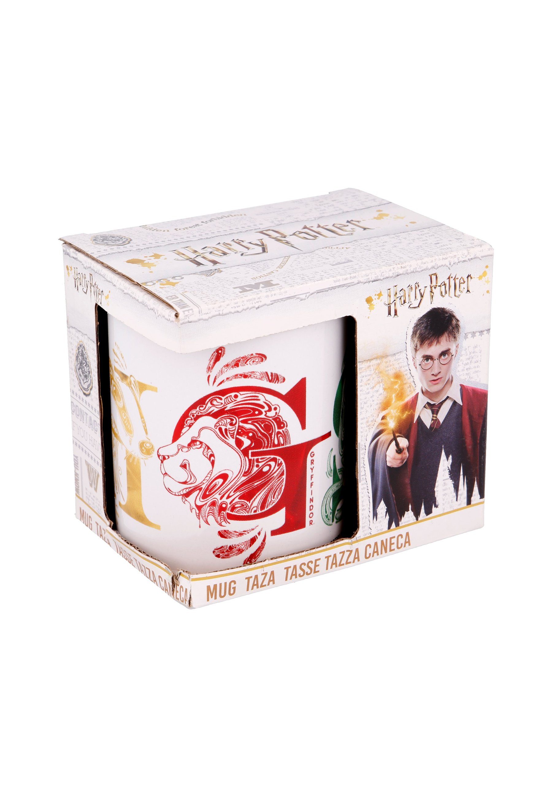 Harry Potter Tasse Häuser Kinder-Becher Tasse, aus Keramik im Geschenkkarton