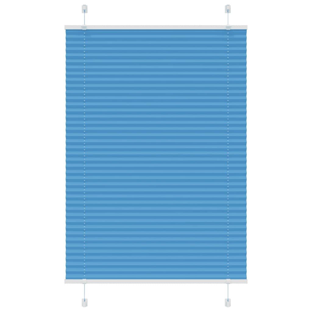 vidaXL Jalousie 100 x 150 cm Plissee Blau 100x150 cm Stoffbreite 99,4 cm Polyester