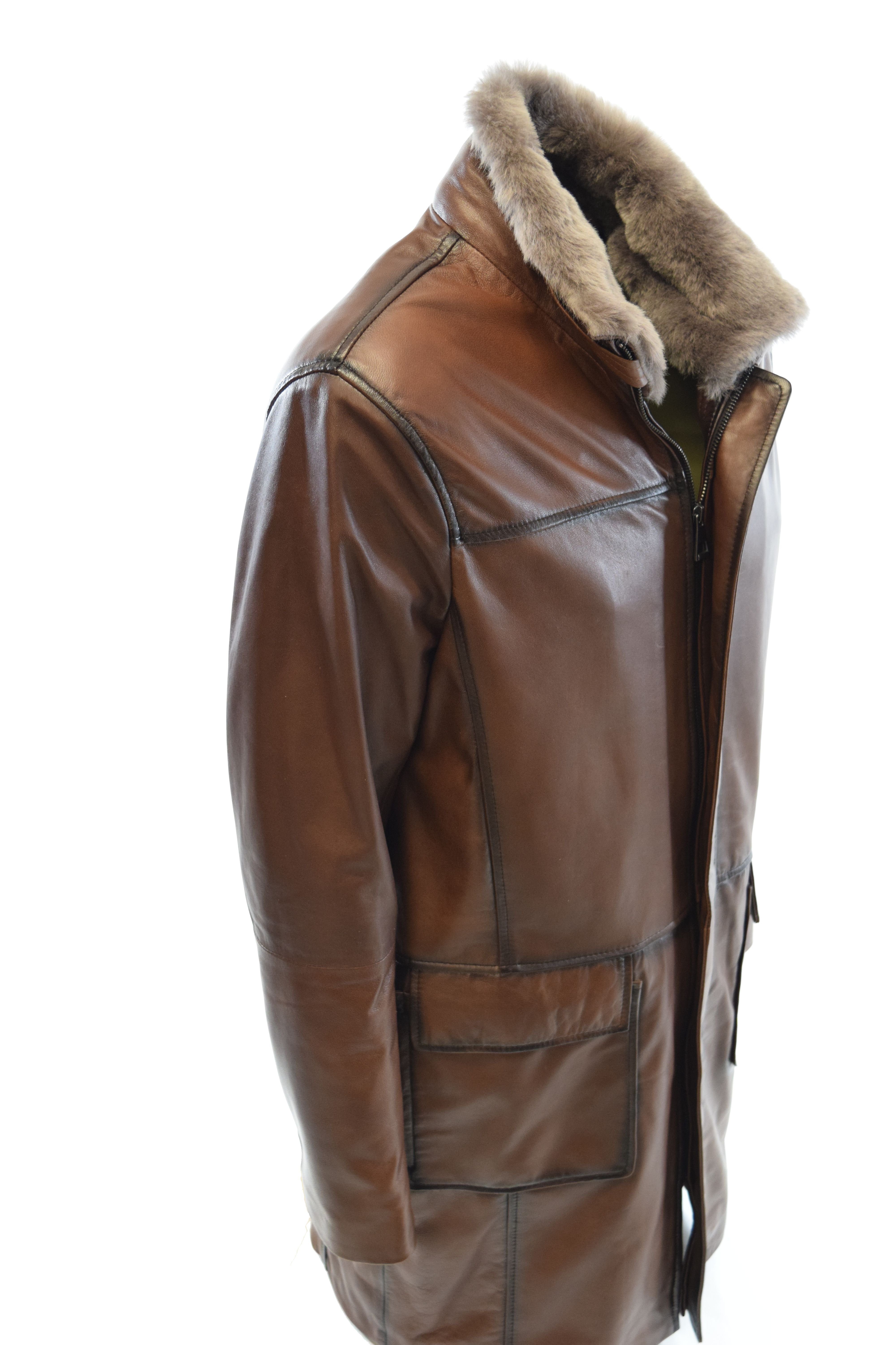 Zimmert Leather Ledermantel Marrius Schwarz, handschuhweiches Leder