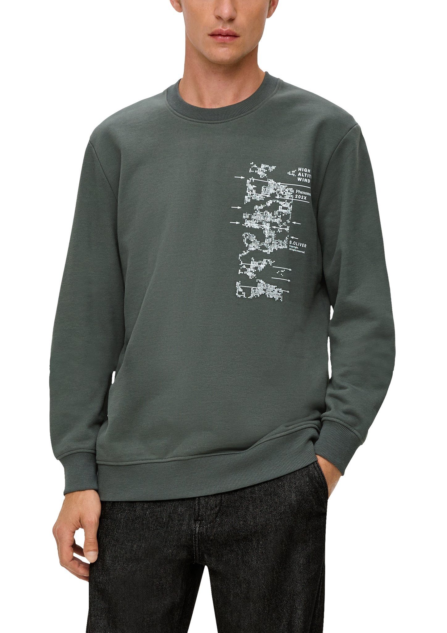 s.Oliver Sweatshirt mit Frontprint