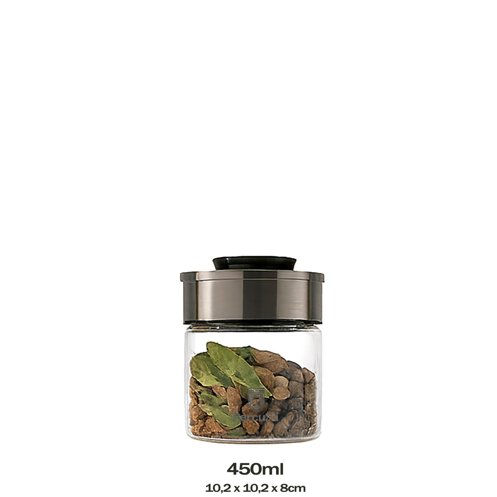 BURI Vorratsglas 3x Vakuum Vorratsdosen Glas 450ml Vorratsgläser Vakuumdeckel luftdicht, Glas