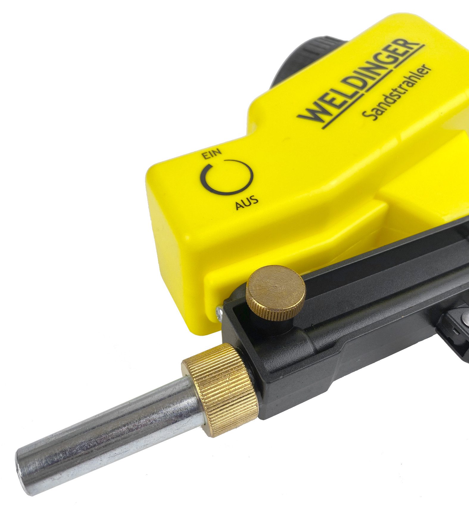 WELDINGER Sandstrahlpistole Druckluft-Sandstrahlpistole mit Tank Sandblaster Ausblaspistole, max. 6 bar, 1-tlg.