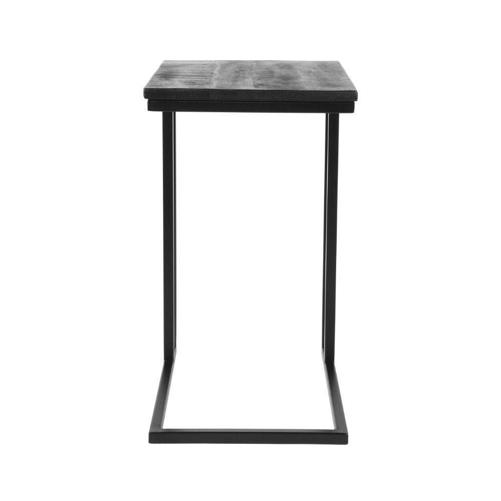 RINGO-Living Beistelltisch Beistelltisch Kanye in Möbel Schwarz Holz aus 620x350x500mm