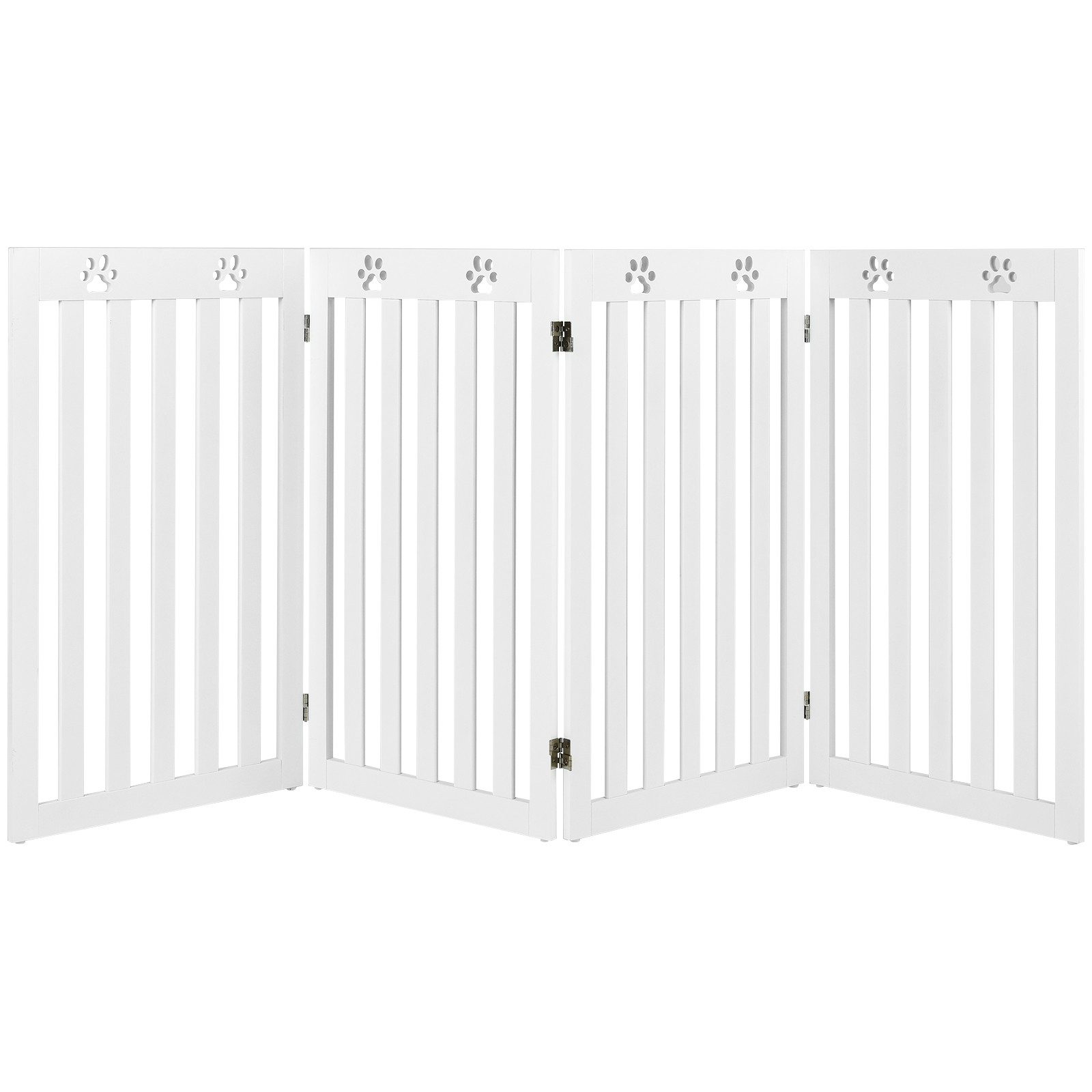 COSTWAY Treppenschutzgitter Hundeabsperrgitter (4 St), 89cm günstig online kaufen