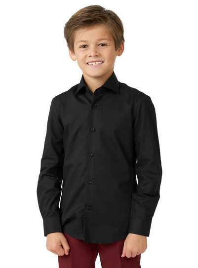 Opposuits T-Shirt Boys Black Knight Kinder Hemd Schickes, schwarzes Hemd als perfekte Ergänzung zu allen Kinderanzüg