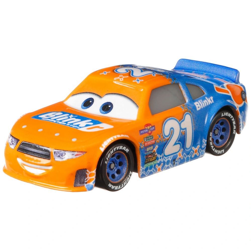 Disney Cars Spielzeug-Rennwagen Speedy Gomet GBY22 Disney Cars Die-Cast 1:55 Mattel Fahrzeuge