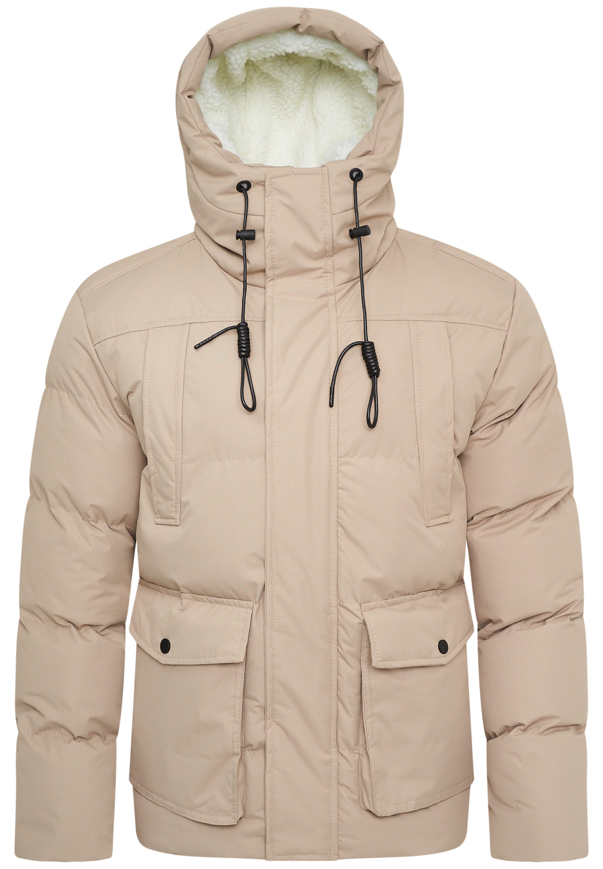 SOULSTAR Winterjacke S2SINTRA Herren warme Steppjacke mit Kapuze Pufferjacke Outdoor-Jacke