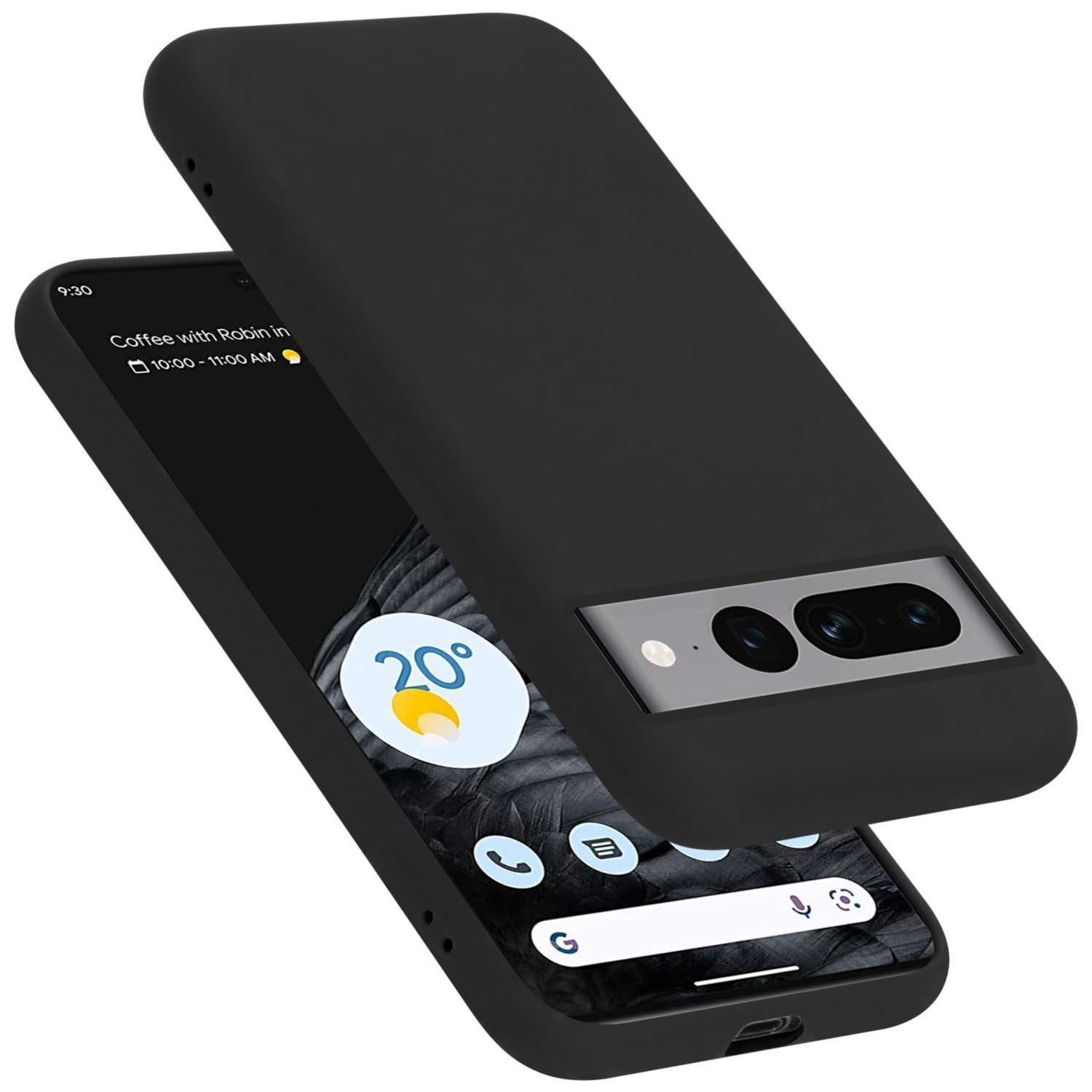 Cadorabo Handyhülle für Google PIXEL 7 PRO Hülle Google PIXEL 7 PRO, Flexible Hülle TPU Silikon Schutzhülle Back Cover Case