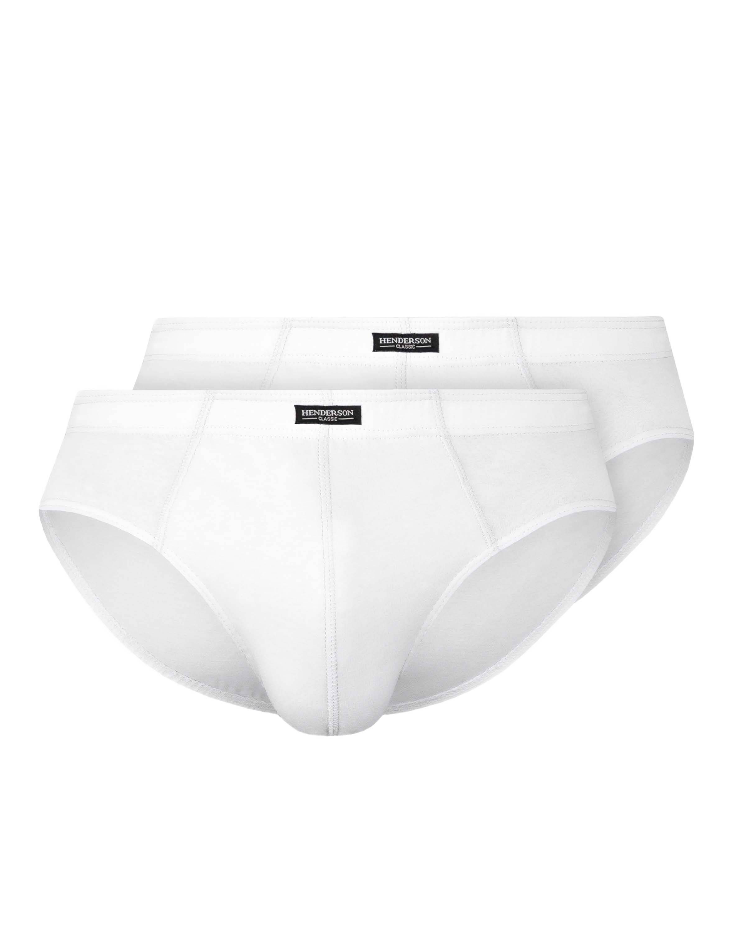 Henderson Slip Klassische Slips Doppelpack aus Baumwolle bequem atmungsaktiv Classic (2-St)