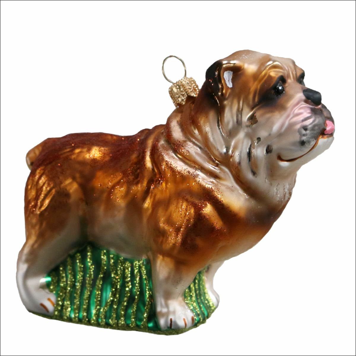 440s Christbaumschmuck 440s Christbaum-Hänger Hund Englische Bulldogge (1-tlg)