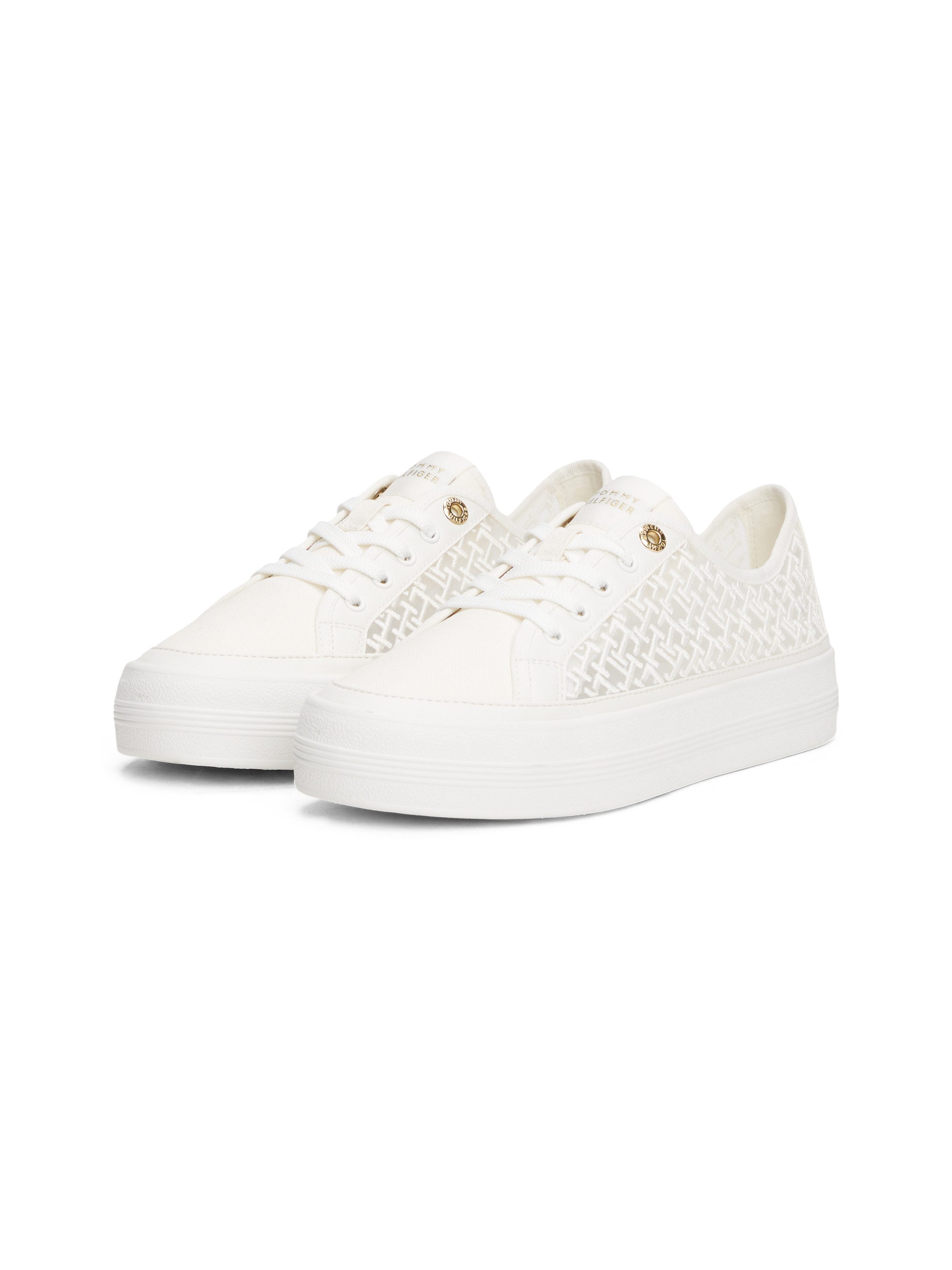 Tommy Hilfiger VULC EMBROIDERED SNEAKER Plateausneaker,Freizeitschuh, günstig online kaufen