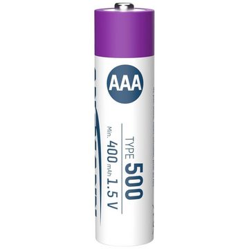 ANSMANN AG Li-Ion Akkus Micro AAA Typ 500 (min. 400 mAh) 4er Akku