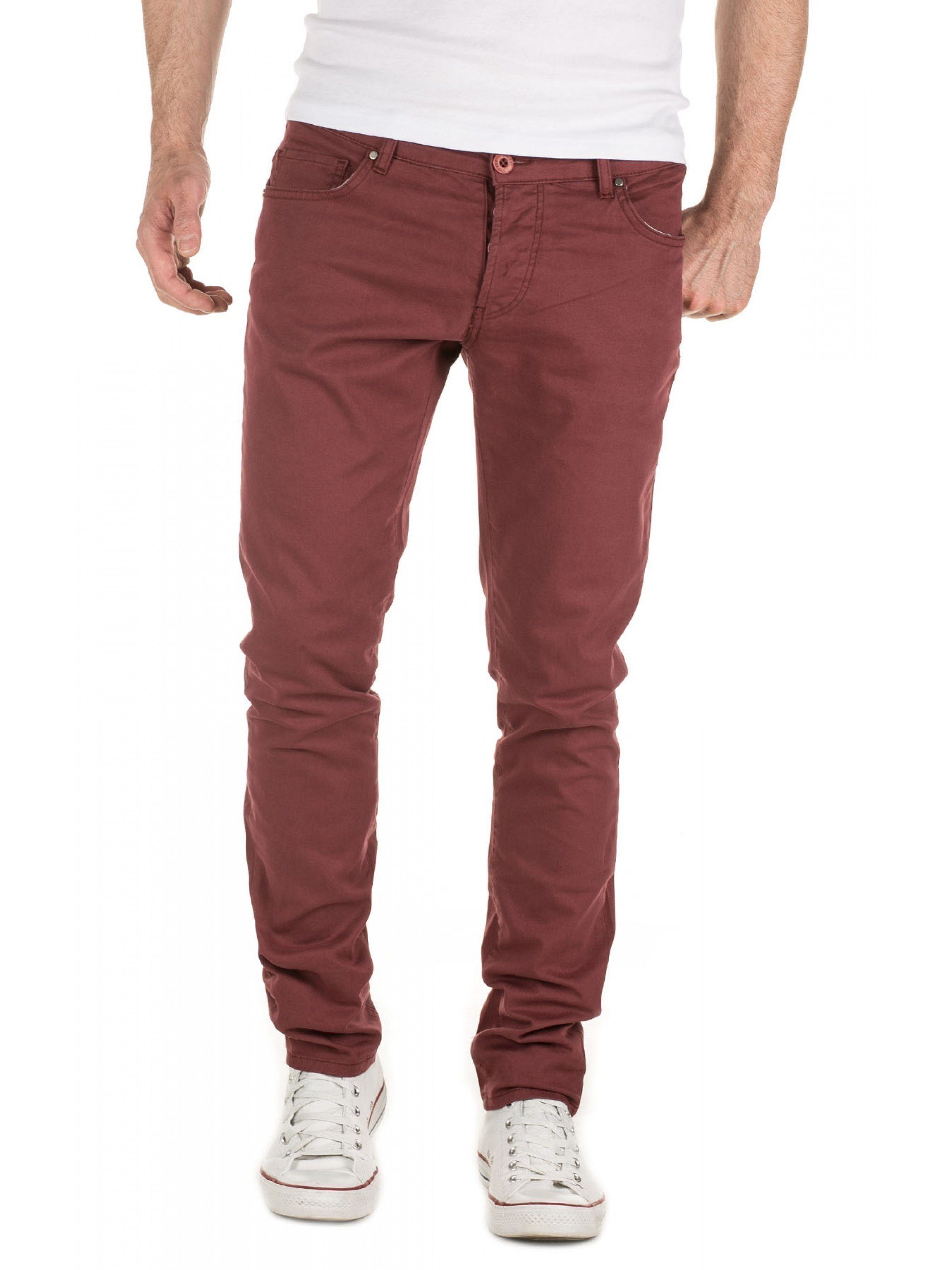 Yazubi Chinos Simon Chino (red 191521) mahogany Pants Simon Rot