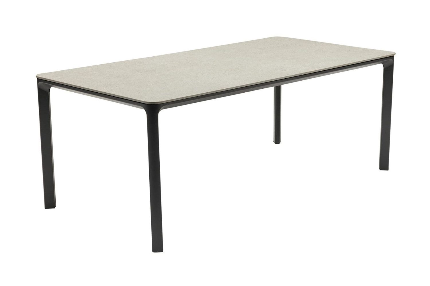 dasmöbelwerk Gartentisch Gartentisch Pierre Esstisch Terrassentisch 160x90x75cm Sintered Stone