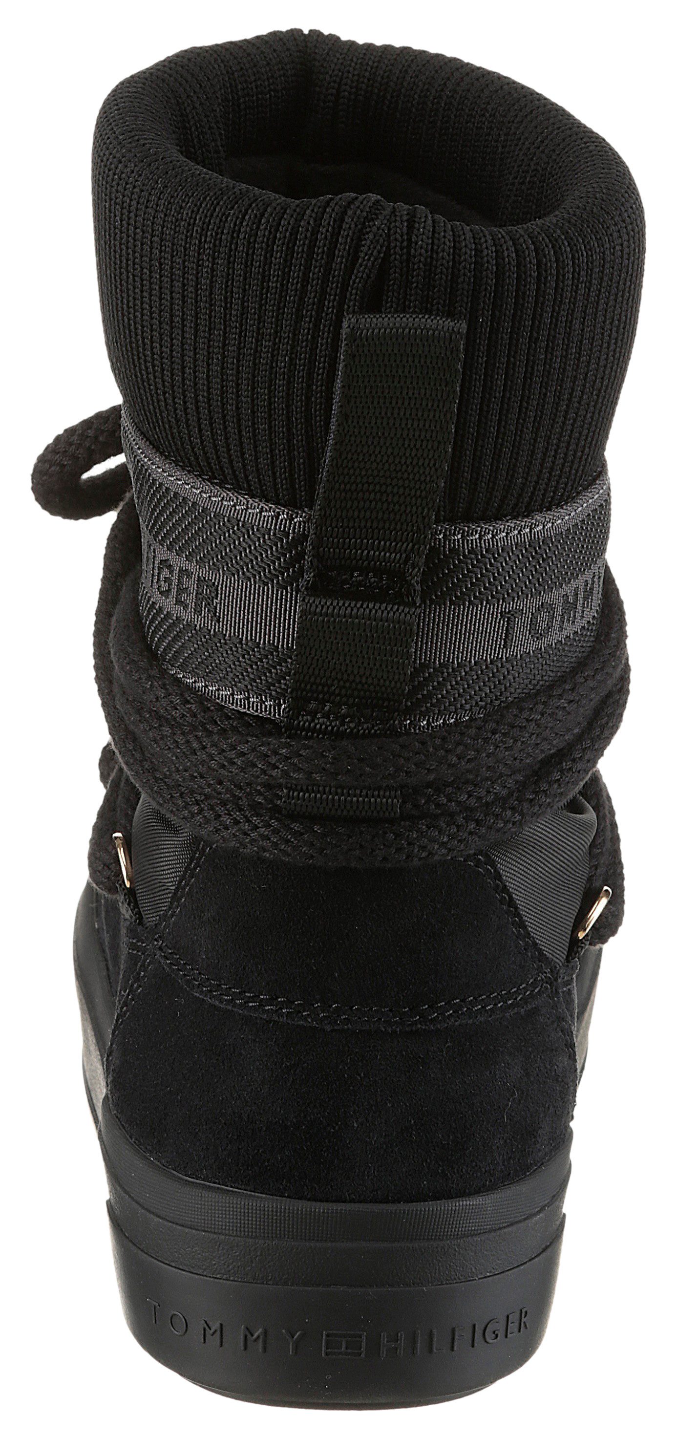 Tommy Hilfiger TOMMYTECH LOGOTAPE SNOWBOOT WARM Schnürboots, Plateau, Schnü günstig online kaufen