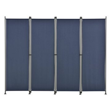 pro.tec Paravent, »Modica« Trennwand Outdoor Sichtschutz 170x215cm Dunkelblau