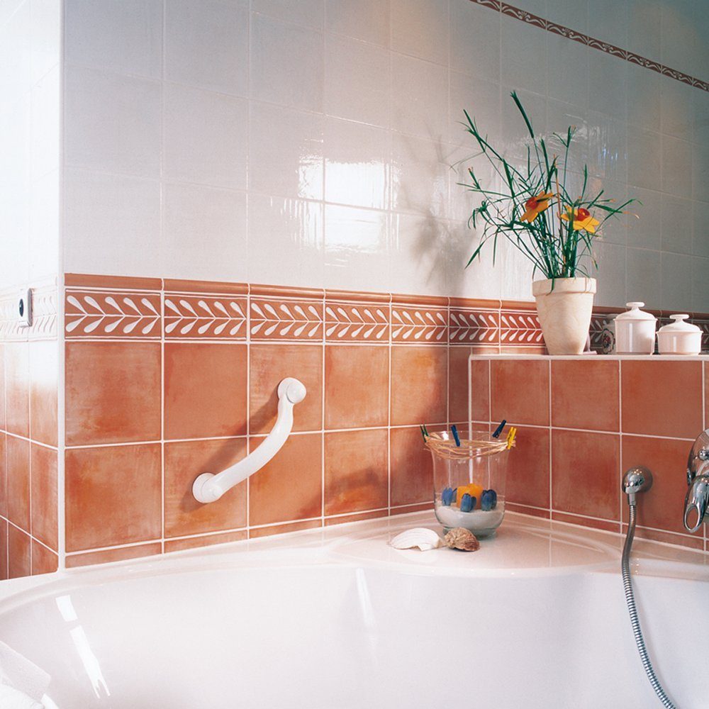 REBOTEC Badewannentablett Rebotec Cascade Wandhaltegriff