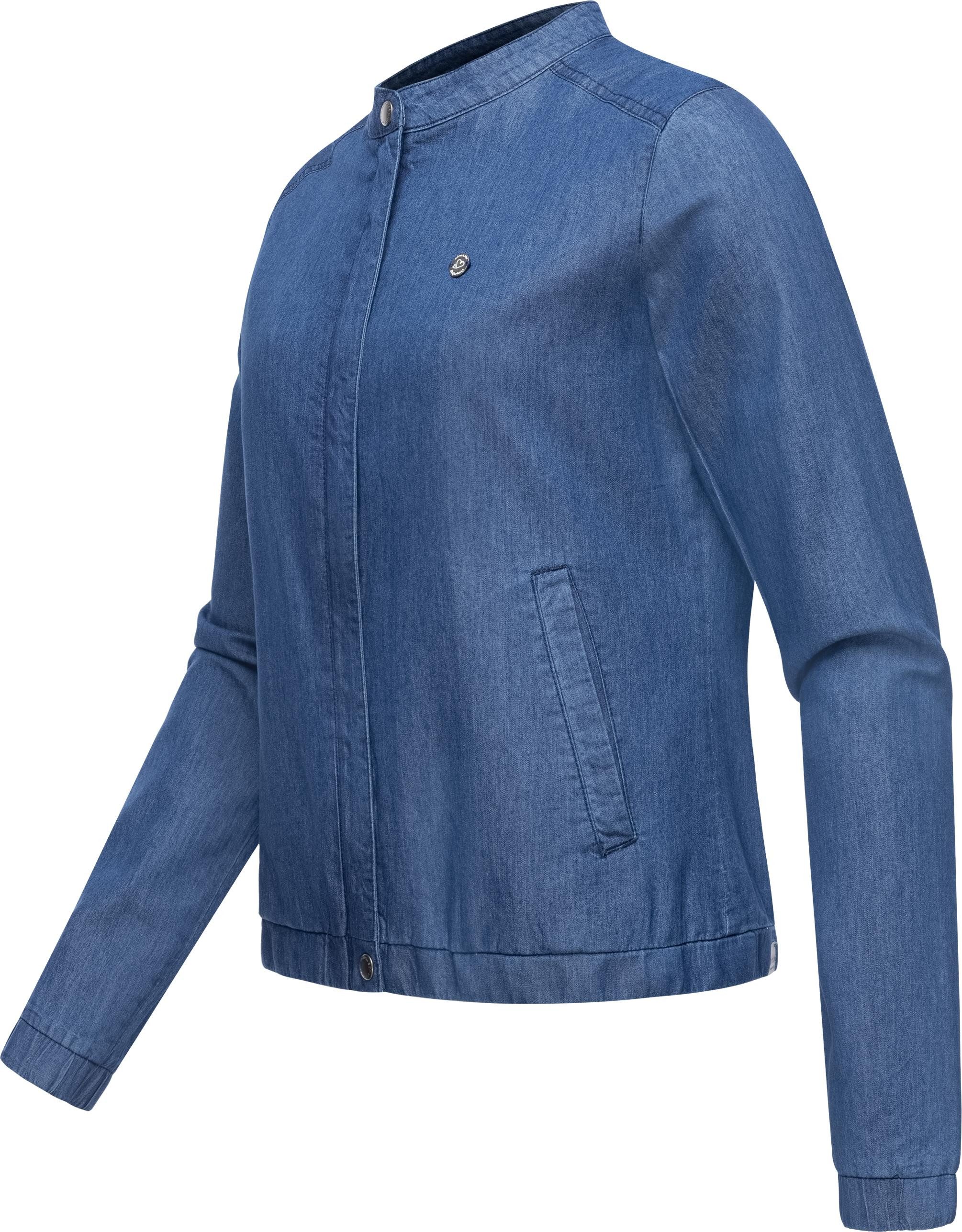 Ragwear Kurzjacke Malawi Denim Leichte Übergangsjacke in Jeans-Optik günstig online kaufen