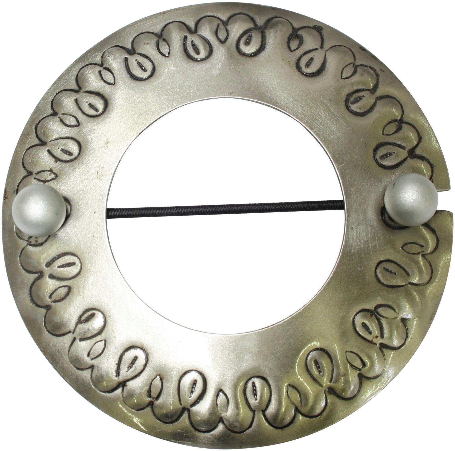 Dekoklammer Dekospange Ring, GARDINIA, (1-St), zur einfachen Befestigung  und Dekoration, mit Gummiband zur einfachen Befestigung und Dekoration