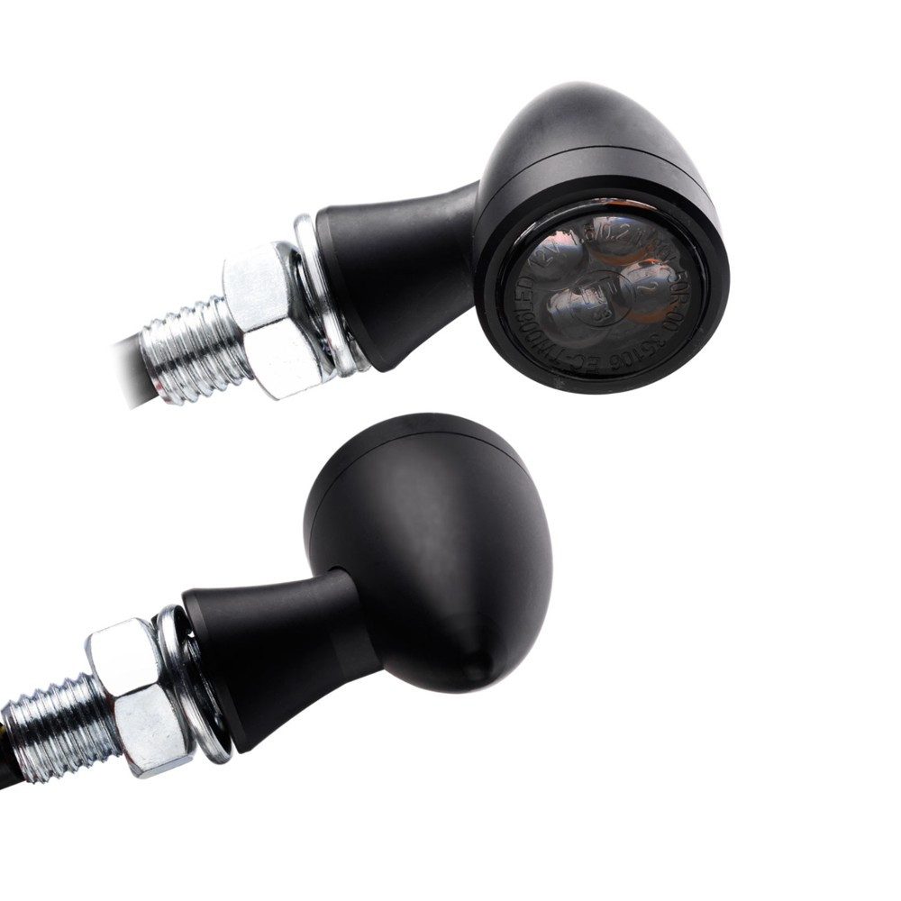 Lumitecs Blinker LED Blinker Motorrad mit E-Prüfzeichen Brems- und Rücklicht TX1 schwar