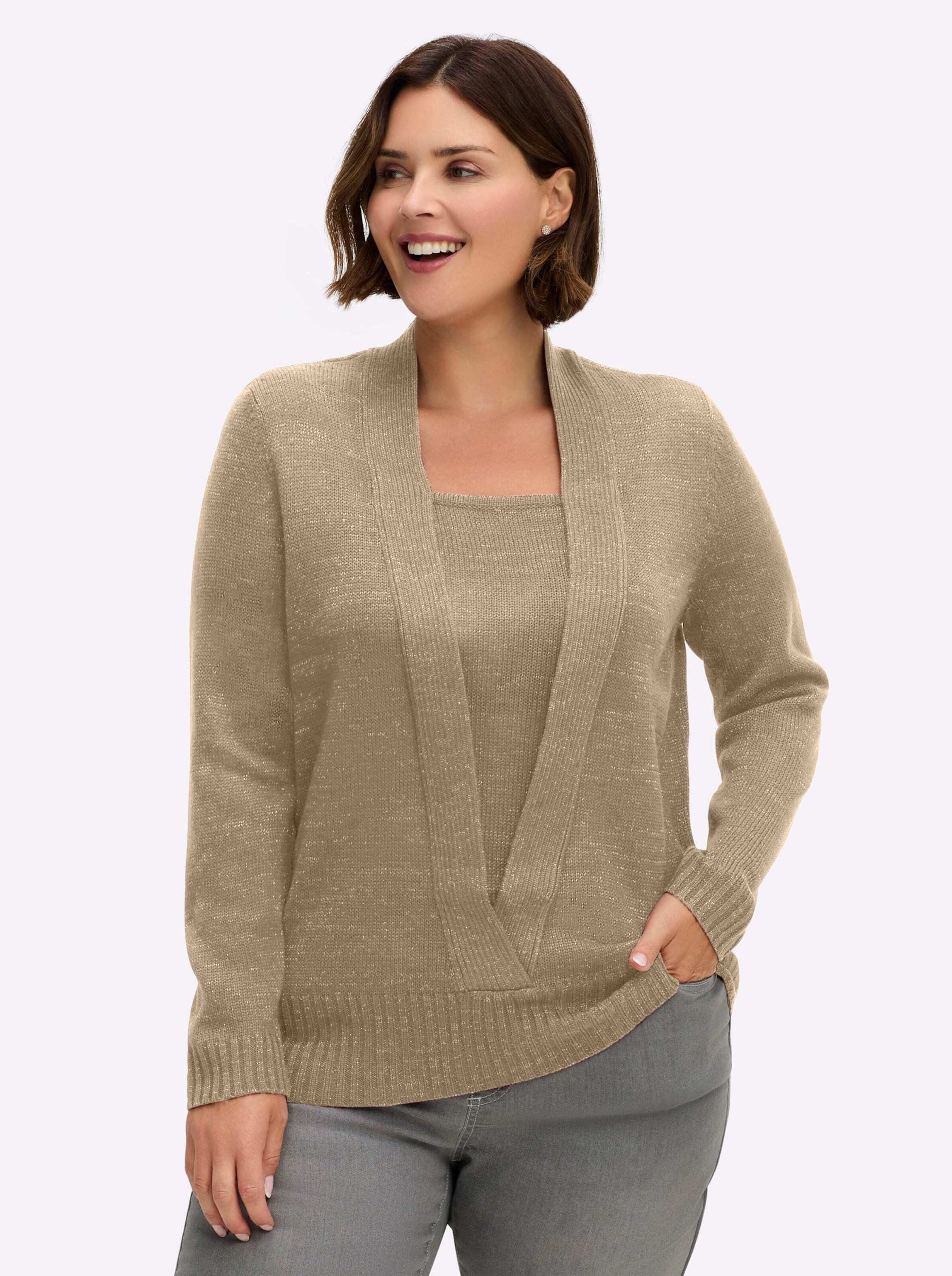 Sieh an! Strickpullover Pullover Langarm Jersey